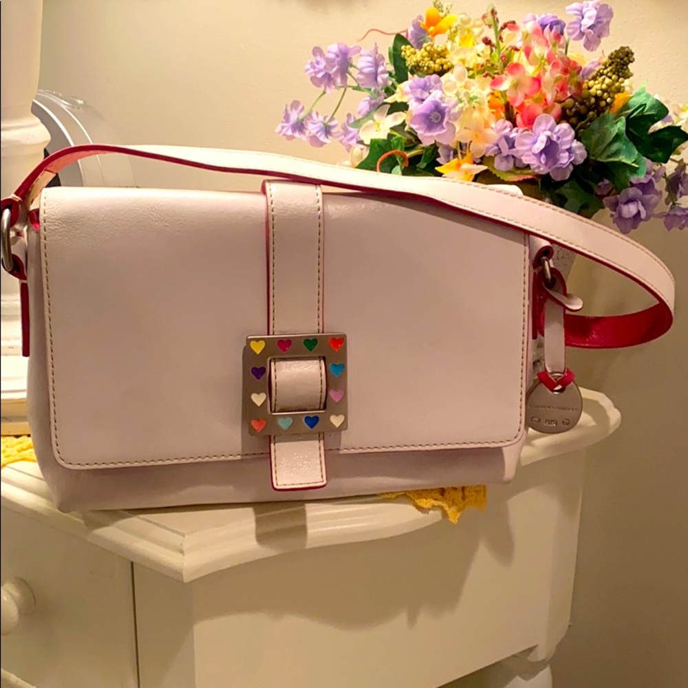 Dooney & Bourke White Heart Purse